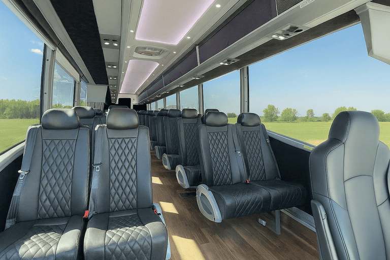 coach bus in Merced