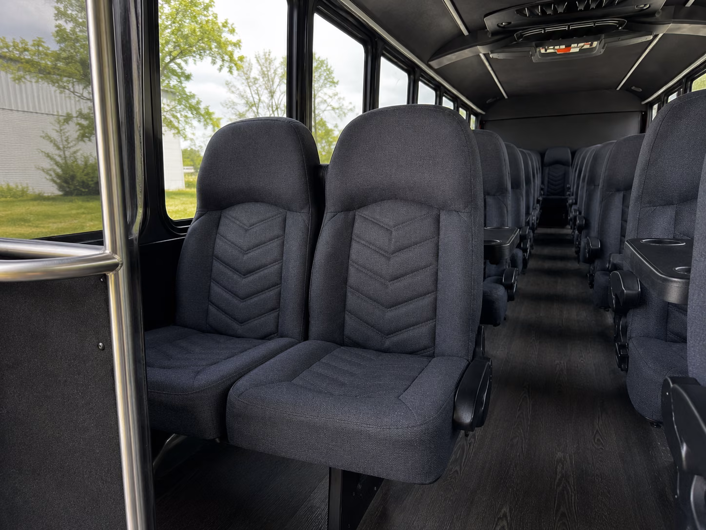 merced 15 passenger minibus inside