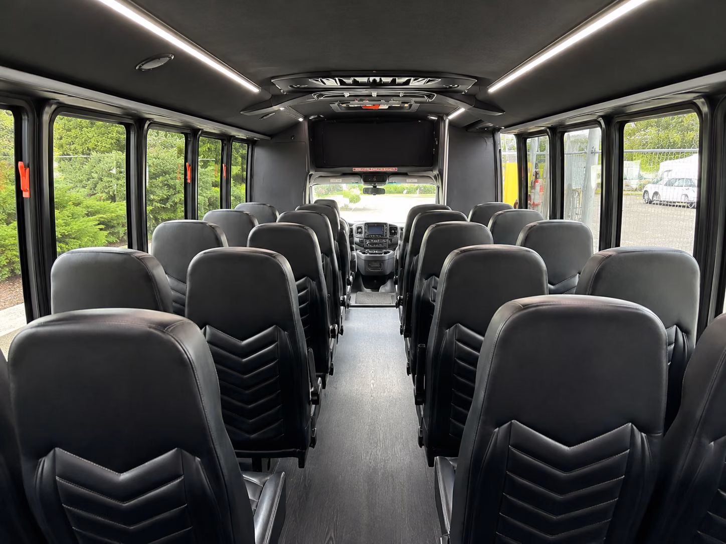 merced 18 passenger minibus interior