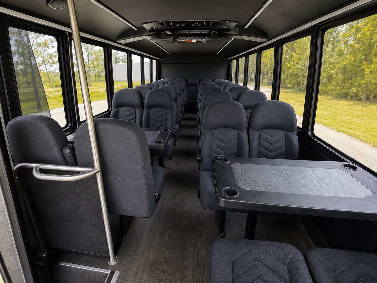 merced 20 passenger minibus interior