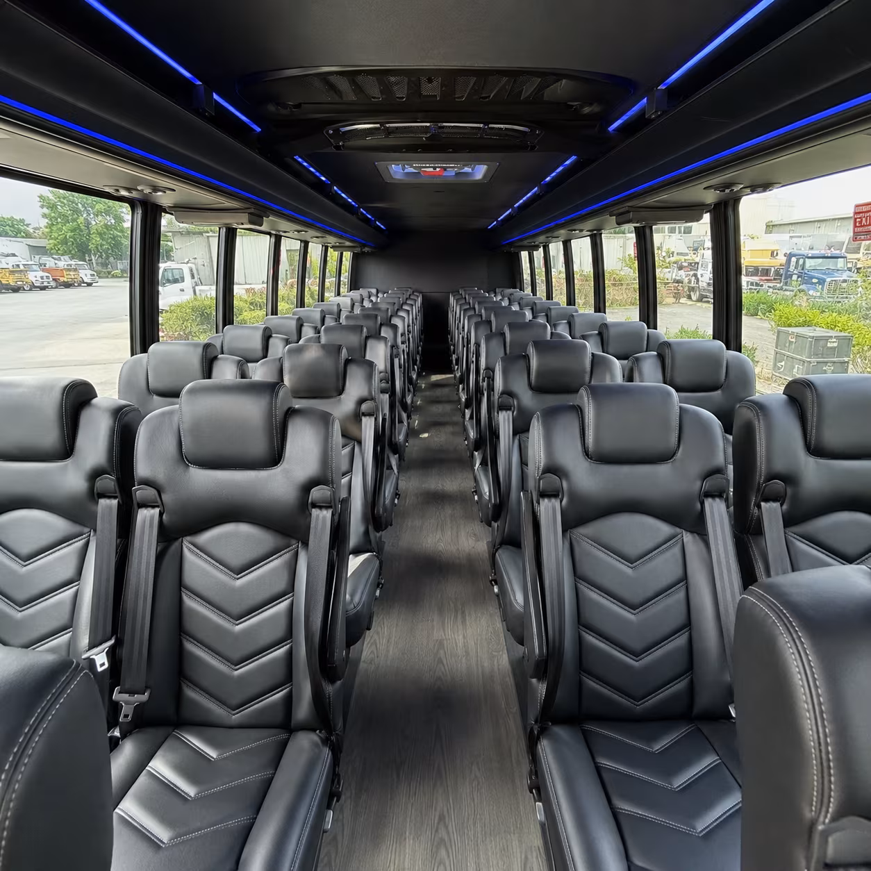 merced 25 passenger minibus interior