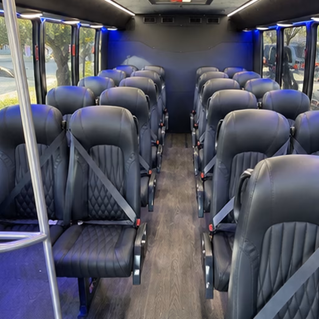 merced 30 passenger minibus interior