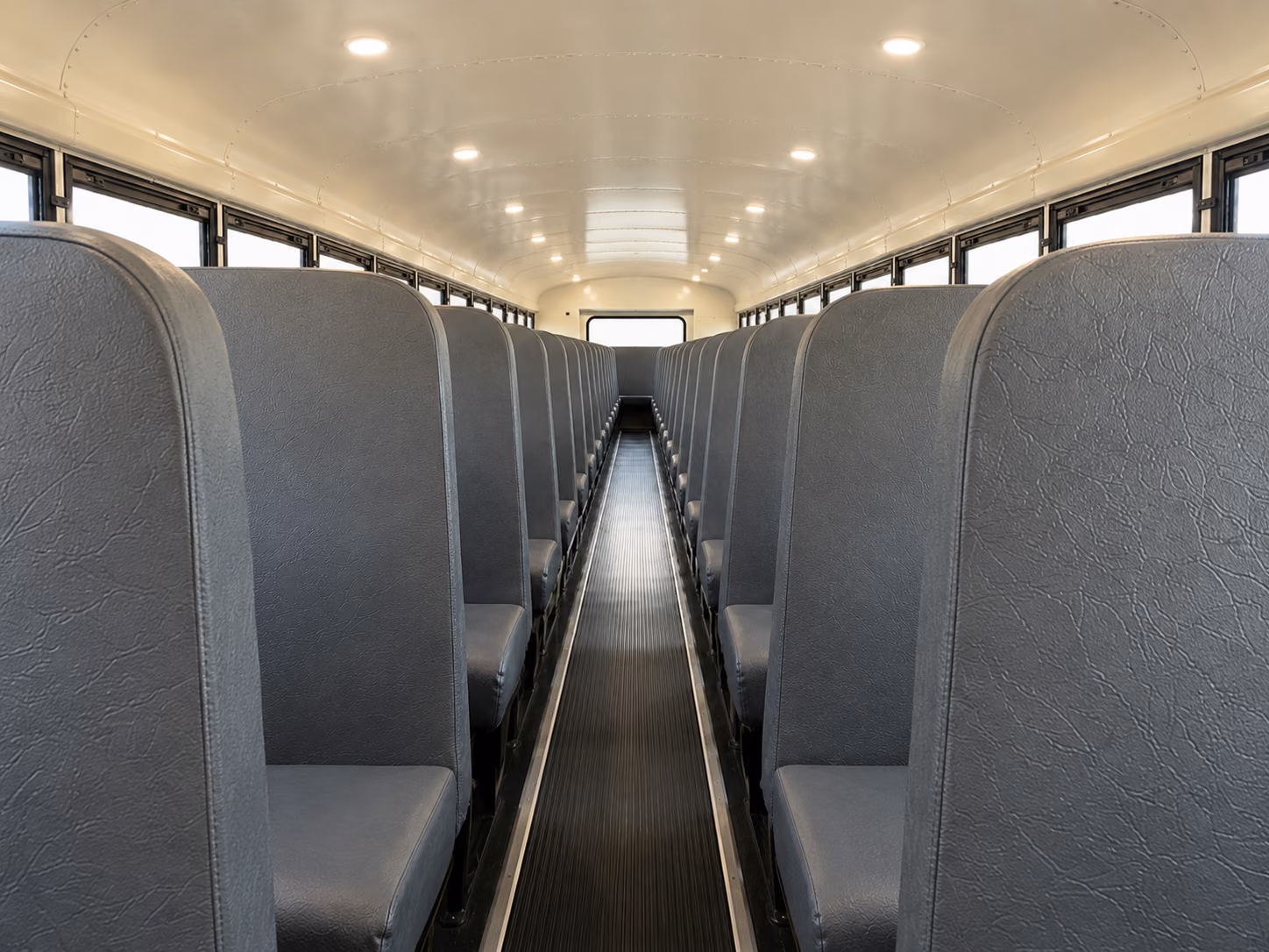 merced school bus interior